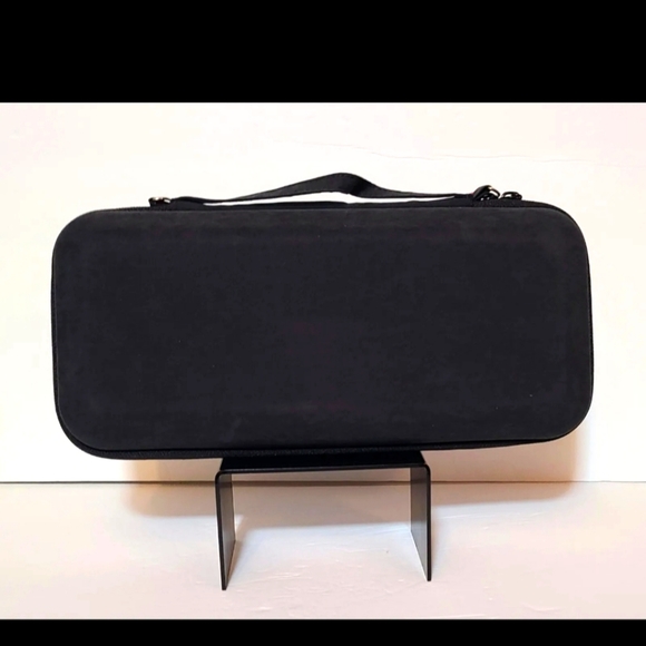 Steam Deck Faux Black Suede Carrying Case - Picture 2 of 5